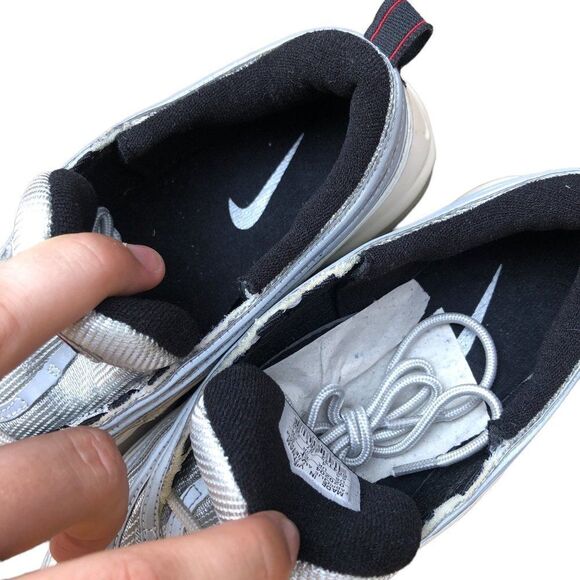 Deadstock Vintage 2002 Nike Air Max 97 Silver Bullet Size 6.5 - Picture 14 of 16